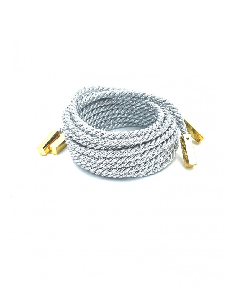 Silver lurex rope