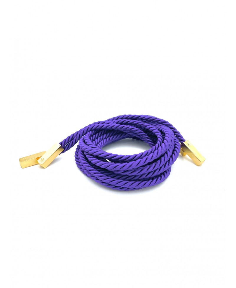 Purple satin rope