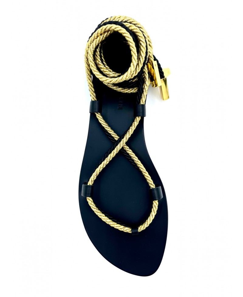black maxi dress, gold gladiator sandals, coral scarf, oversized floppy  straw hat - Meagan's Moda