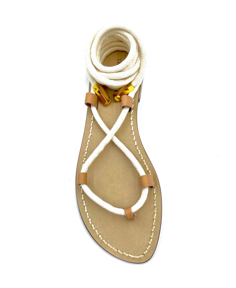 Natural leather gladiator...